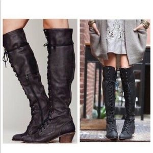 Free People Jeffrey Campbell Joe Lace Up Boots